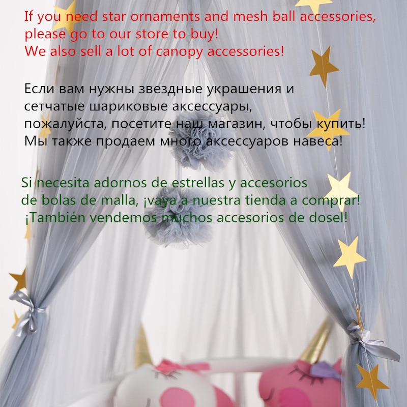 Baby Canopy Bed Curtain Decoration